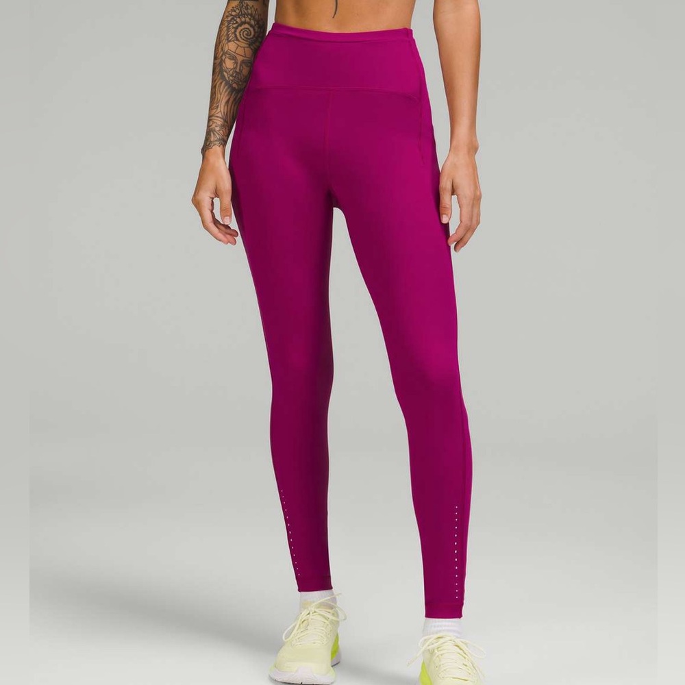 Lululemon Swift Speed High Rise Wild Berry Size 20